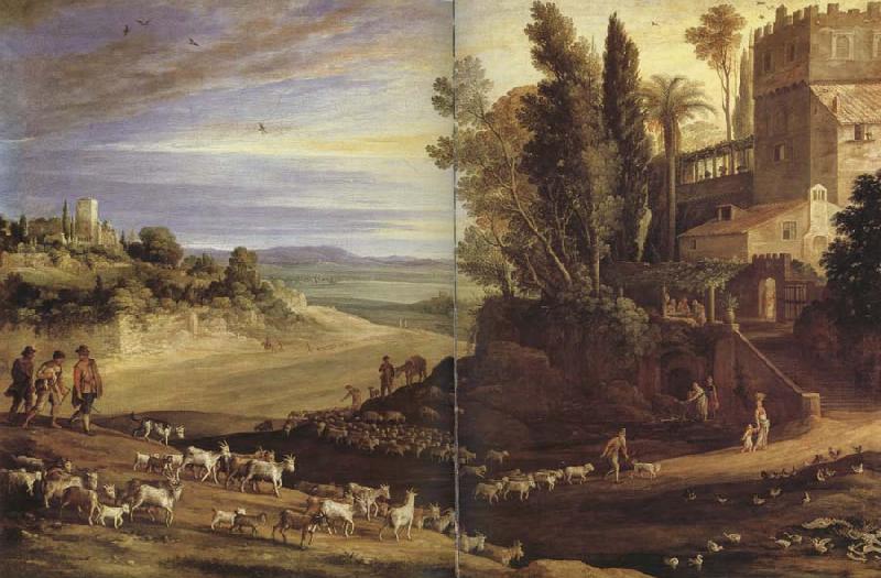 Paul Brill Paysage avec les pelerinsde'Emmaus